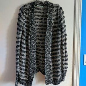 Black and grey cardigan